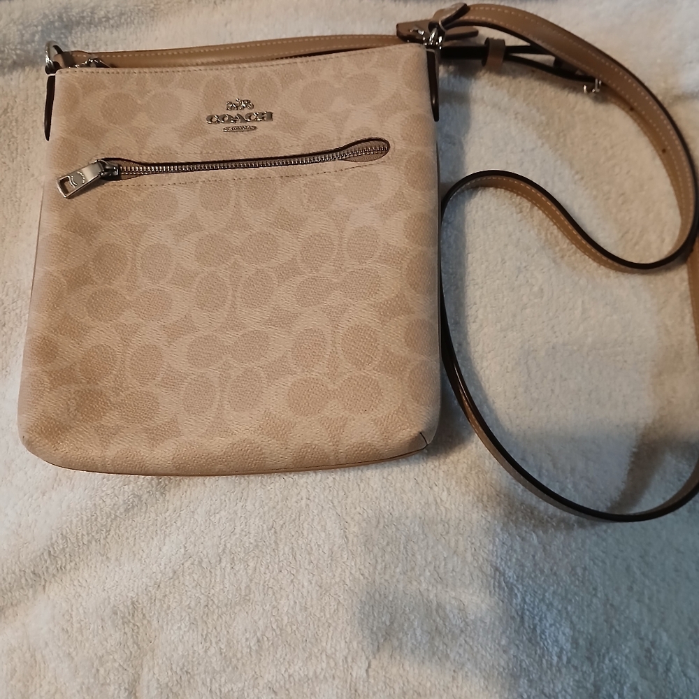 Coach Light Tan Crossbody Bag